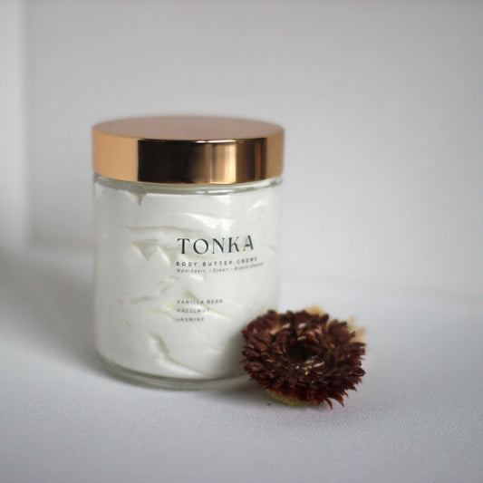 Clean beauty bodycare line for problem skin Licensed esthetician-made skincare for body hyperpigmentation and ingrowns Luxury skincare for body with affordable price tag body cream butters sugar scrub